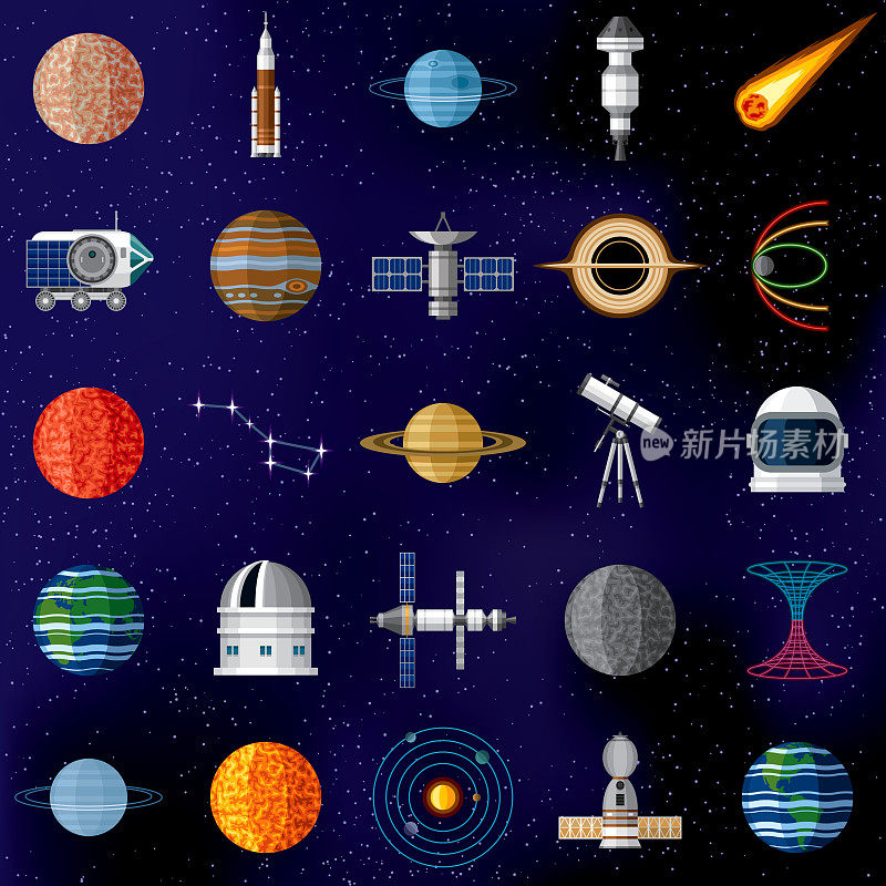 Outer Space Icon Set